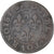 Moneta, Francia, Henri IV, Double Tournois, 1605, Paris, MB+, Rame, KM:16.1