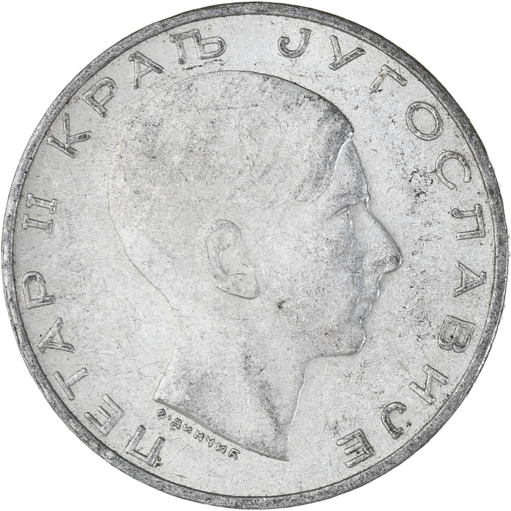 Münze, Jugoslawien, Petar II, 50 Dinara, 1938, SS+, Silber, KM:24