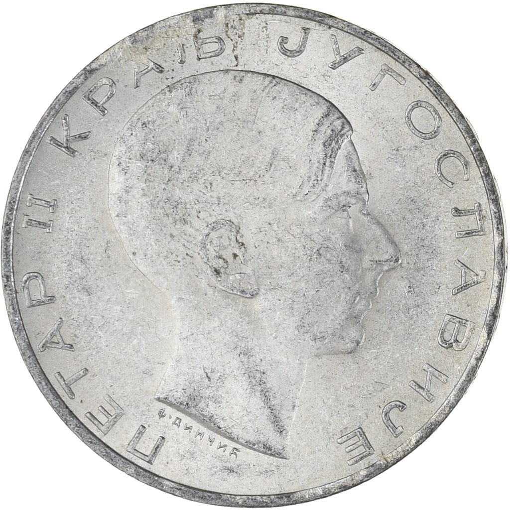 Coin, Yugoslavia, Petar II, 50 Dinara, 1938, EF(40-45), Silver, KM:24