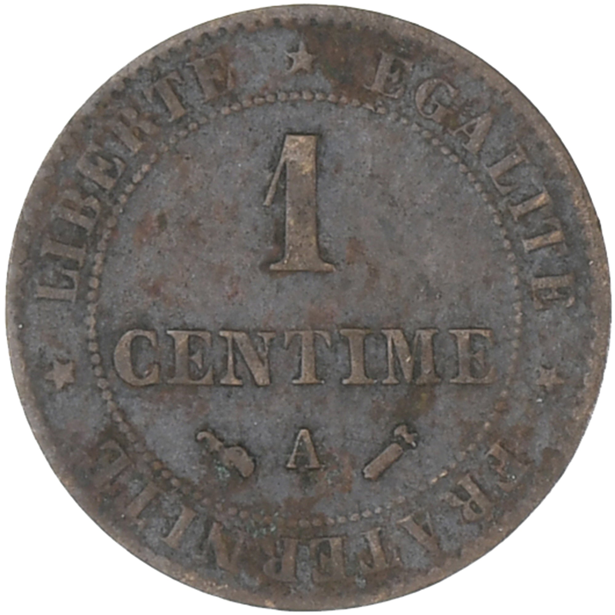 Moneta, Francia, Cérès, Centime, 1888, Paris, MB+, Bronzo, KM:826.1