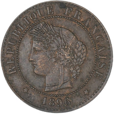 Monnaie, France, Cérès, Centime, 1896, Paris, TTB, Bronze, Gadoury:88