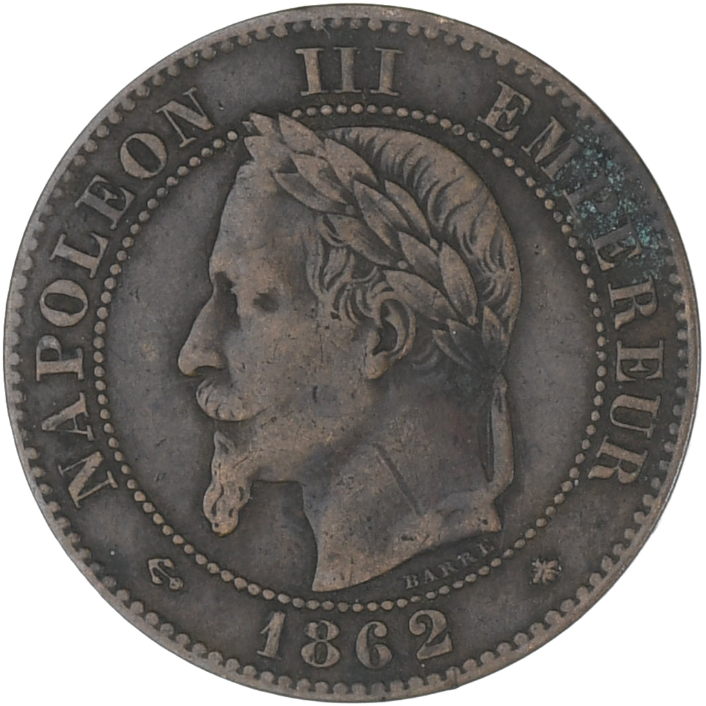 Coin, France, Napoleon III, Napoléon III, 2 Centimes, 1862, Paris, EF(40-45)