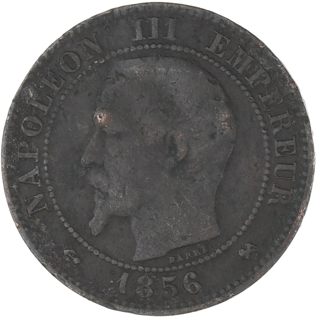 Moeda, França, Napoleon III, Napoléon III, 2 Centimes, 1856, Rouen, EF(40-45)