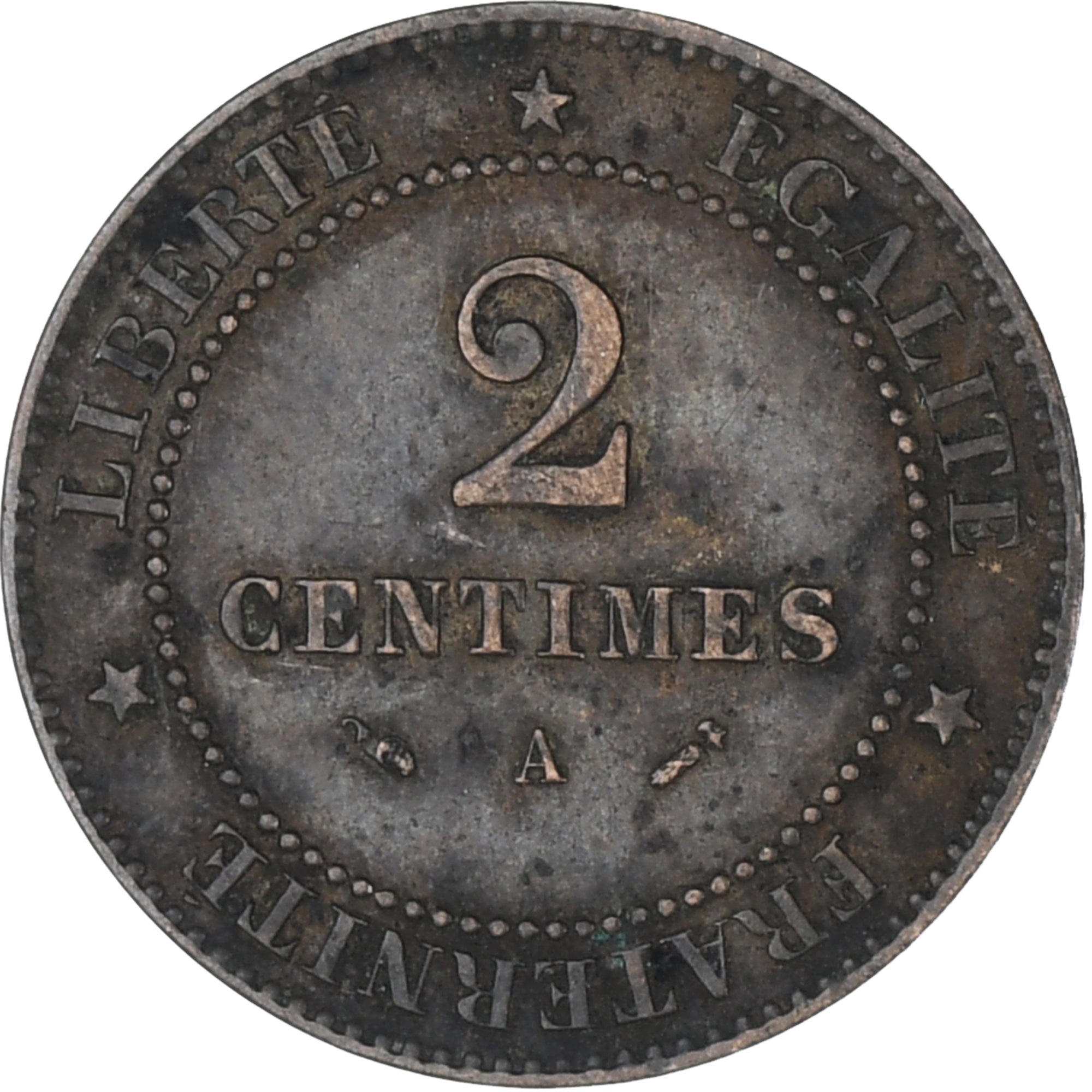 Moneda, Francia, Cérès, 2 Centimes, 1895, Paris, MBC, Bronce, KM:827.1