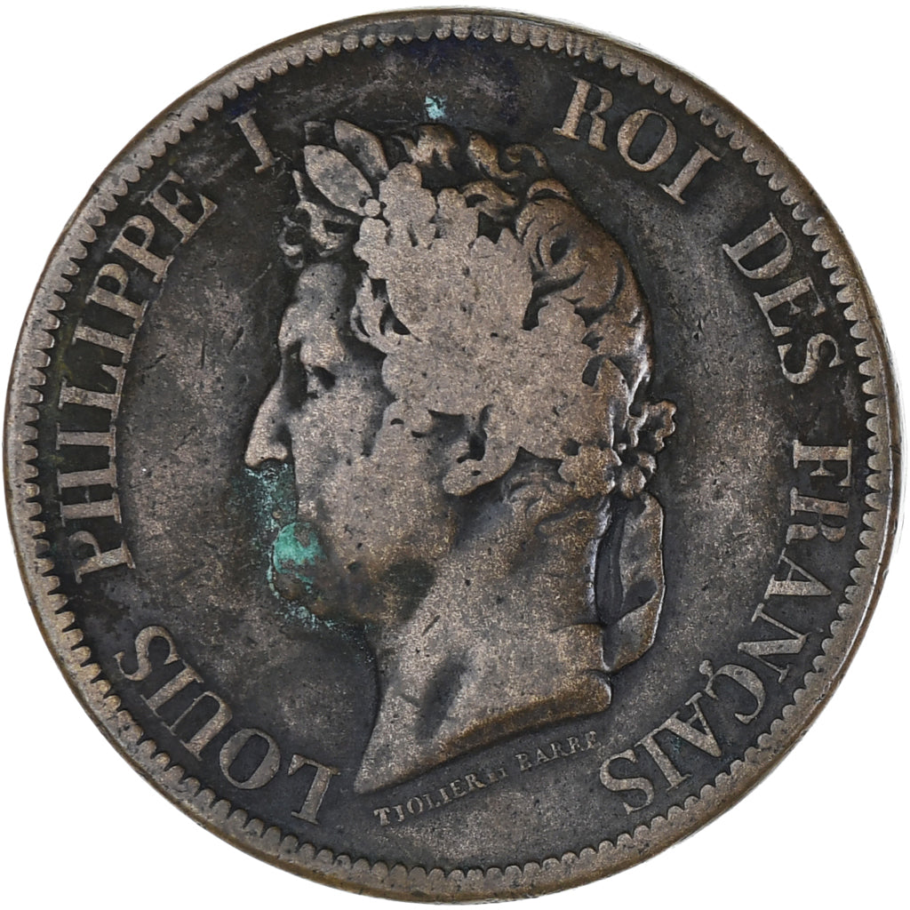 Französische Kolonien, Louis - Philippe, 10 Centimes, 1839, Paris, S+, Bronze