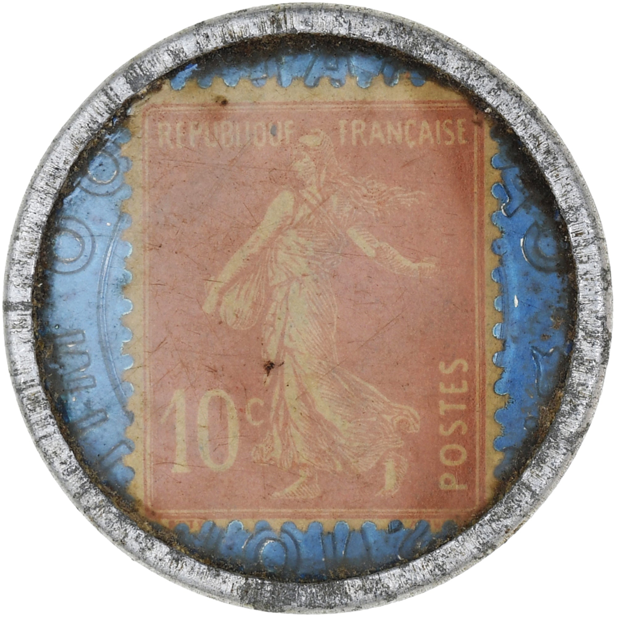 France, Société Générale, 10 Centimes, Timbre-Monnaie, AU(50-53), Aluminium