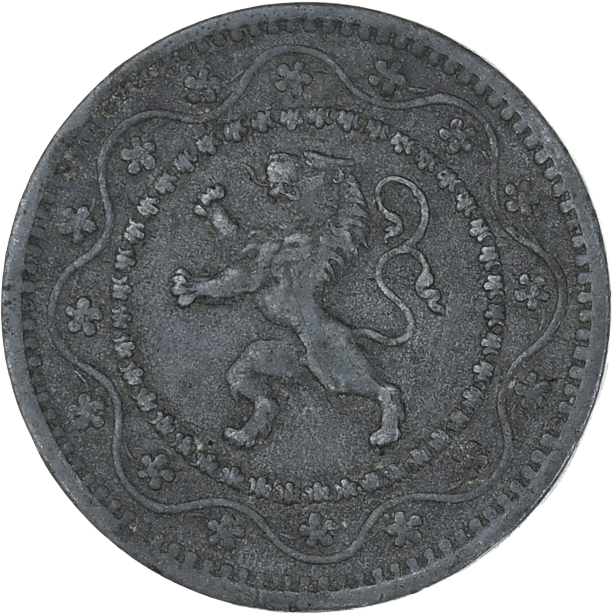 Coin, Belgium, 10 Centimes, 1915, EF(40-45), Zinc, KM:81