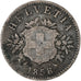 Coin, Switzerland, 20 Rappen, 1858, Bern, EF(40-45), Billon, KM:7