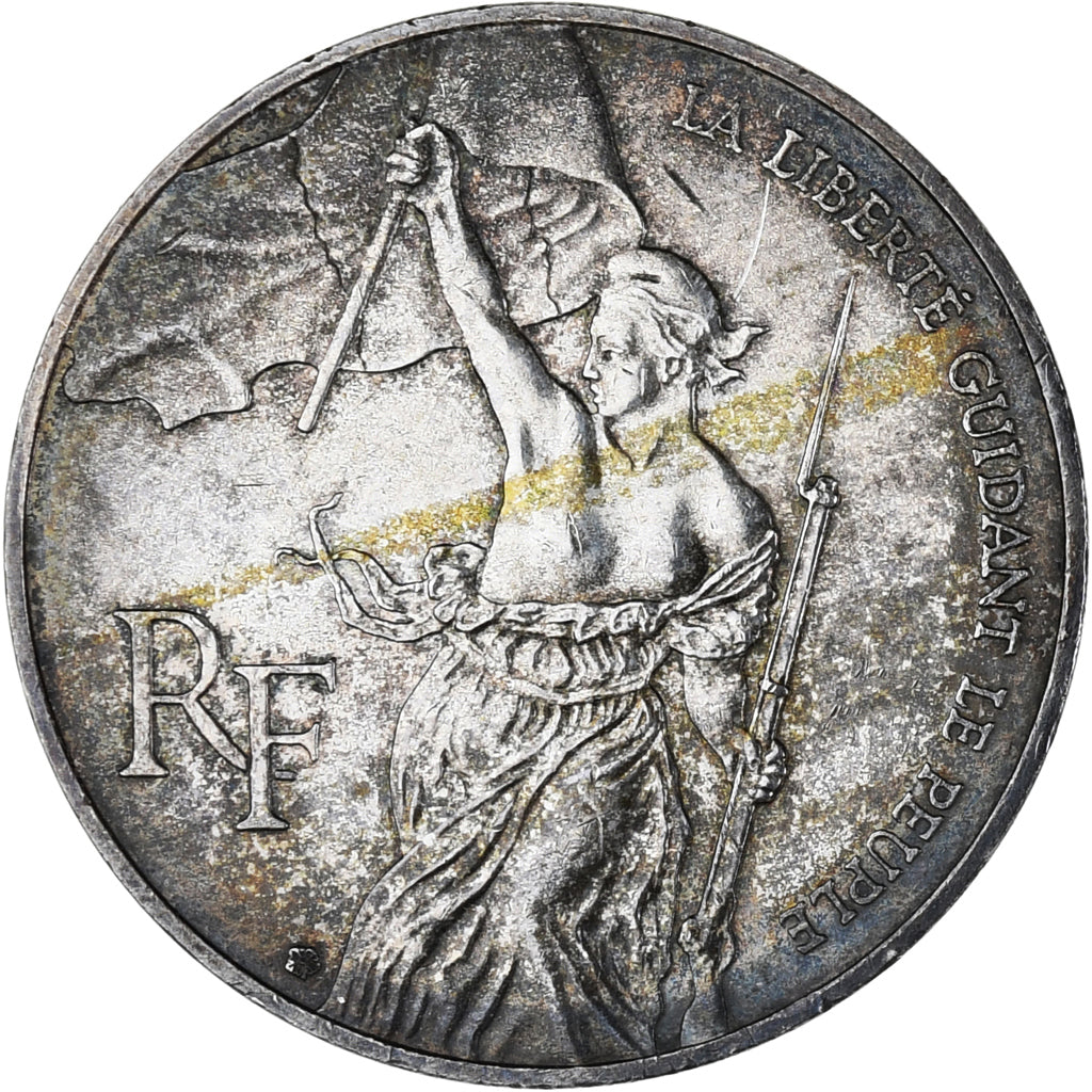 Coin, France, Liberté guidant le peuple, 100 Francs, 1993, AU(55-58), Silver