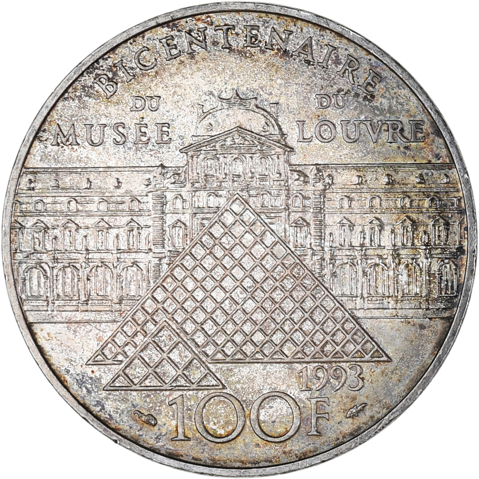Coin, France, Liberté guidant le peuple, 100 Francs, 1993, AU(55-58), Silver