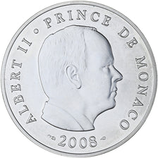 Monaco, 5 Euro, 2008, Paris, MS(63), Silver, Gadoury:MC199, KM:197