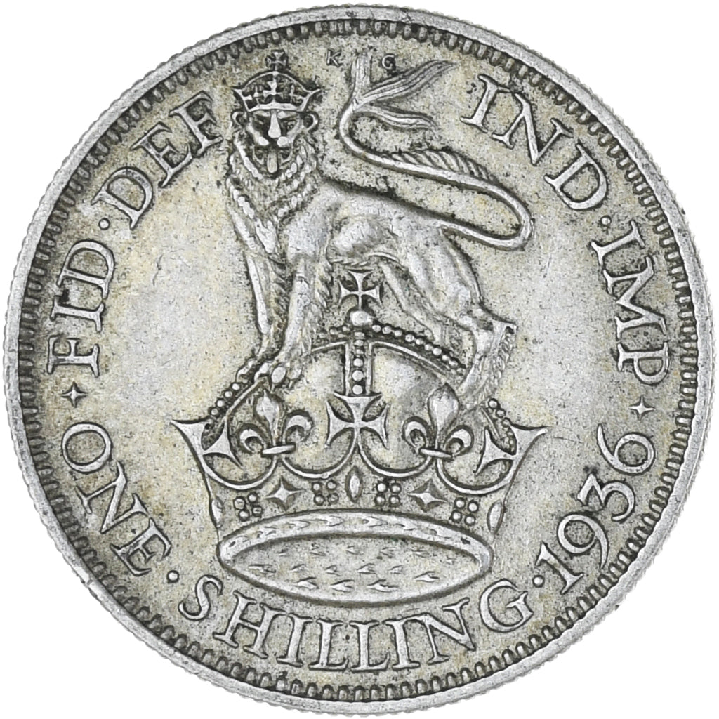 Gran Bretagna, George V, Shilling, 1936, BB, Argento, KM:833