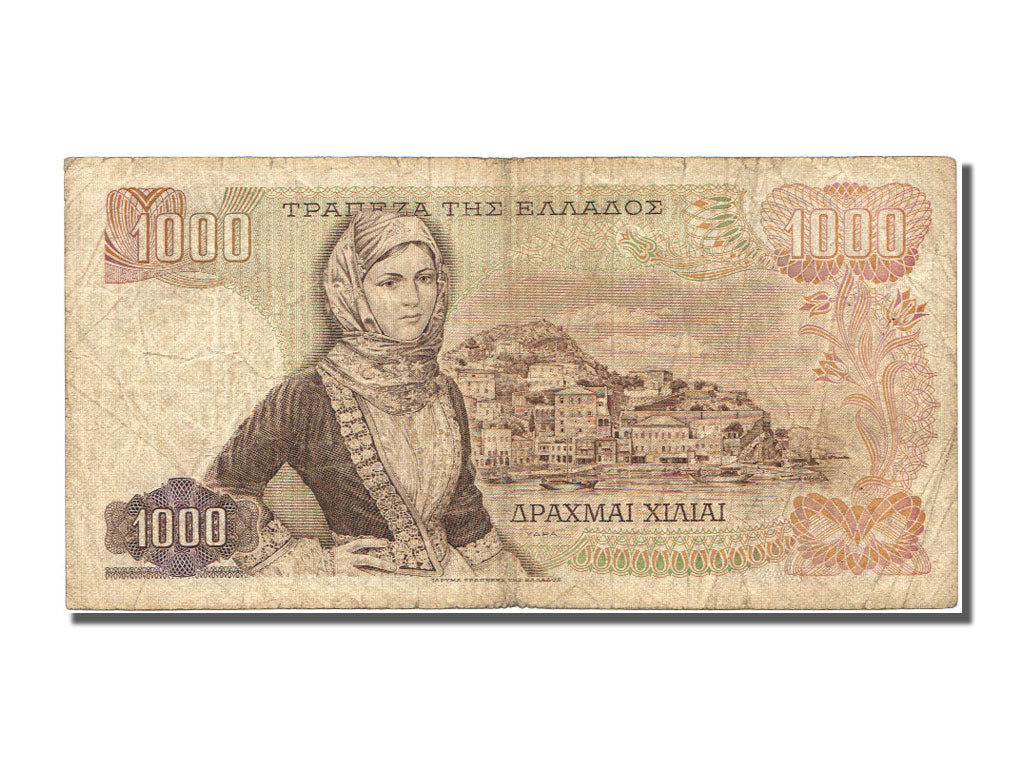 Greece, 1000 Drachmai, 1970, KM #198b, 1970-11-01, VF(20-25), K