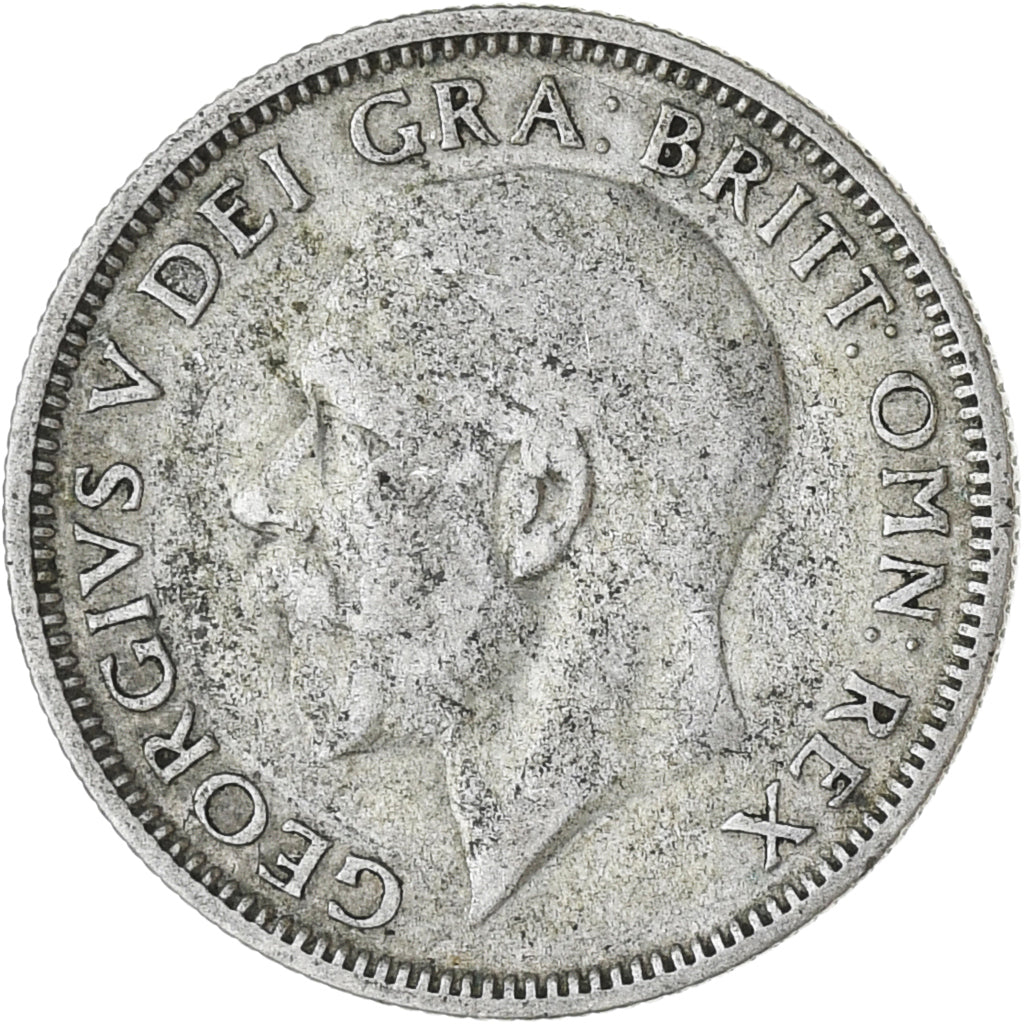 Gran Bretagna, George V, Shilling, 1929, BB, Argento, KM:833