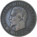 Moneta, Francia, Napoleon III, Napoléon III, 5 Centimes, 1856, Strasbourg, BB