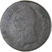 Münze, Frankreich, Dupré, Decime, AN 8, Strasbourg, S, Bronze, KM:644.4