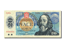 Czechoslovakia, 20 Korun, 1988, KM #95, EF(40-45), H