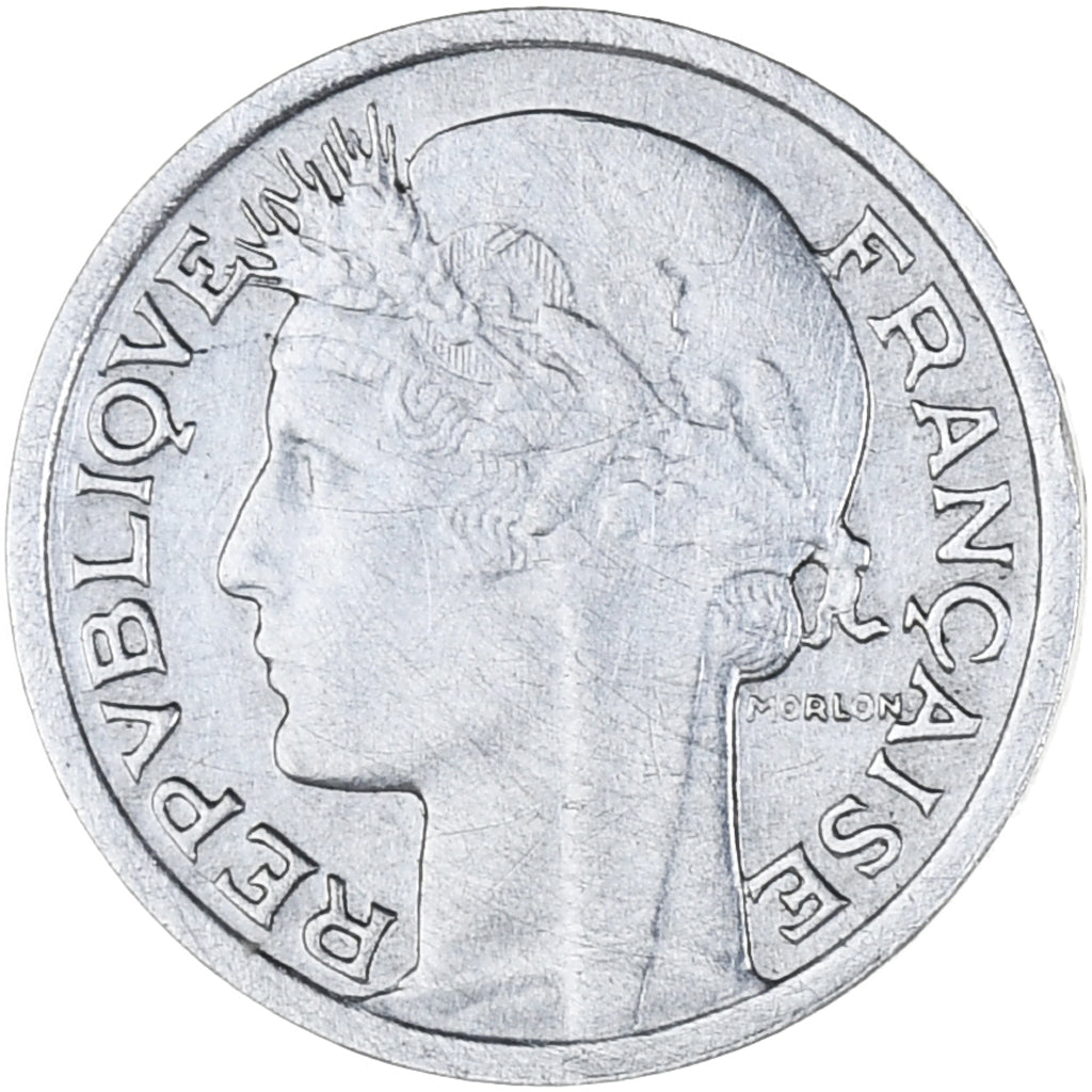 Münze, Frankreich, Morlon, 50 Centimes, 1945, Castelsarrasin, VZ, Aluminium