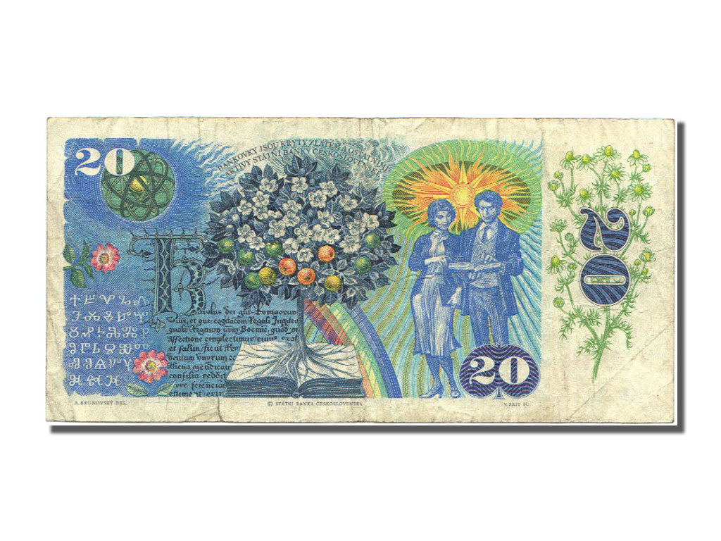 Czechoslovakia, 20 Korun, 1988, KM #95, EF(40-45), H