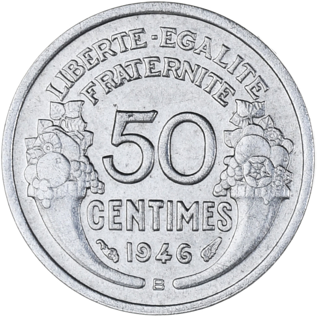 Munten, Frankrijk, Morlon, 50 Centimes, 1946, Beaumont - Le Roger, PR