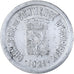Moeda, França, Chambre de commerce d'Evreux, 25 Centimes, 1921, AU(55-58)