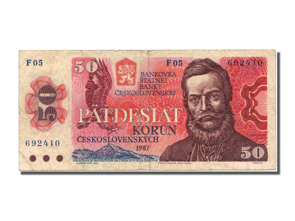 Czechoslovakia, 50 Korun, 1987, KM #96a, EF(40-45), F