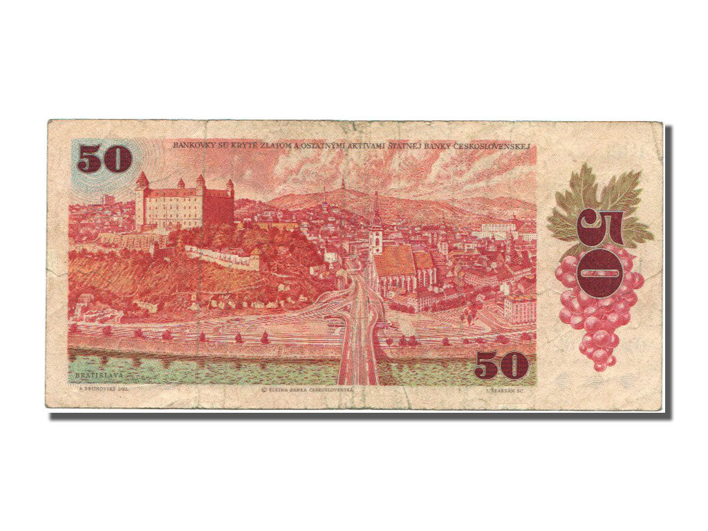 Czechoslovakia, 50 Korun, 1987, KM #96a, EF(40-45), F
