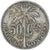 Moneda, Congo belga, 50 Centimes, 1921, BC+, Cobre - níquel, KM:23