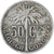 Moeda, Congo Belga, 50 Centimes, 1921, VF(30-35), Cobre-níquel, KM:23