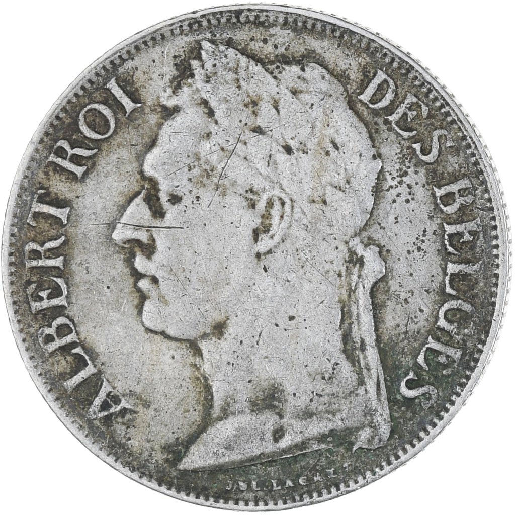 Moneta, Congo belga, Franc, 1923, BB, Rame-nichel, KM:21