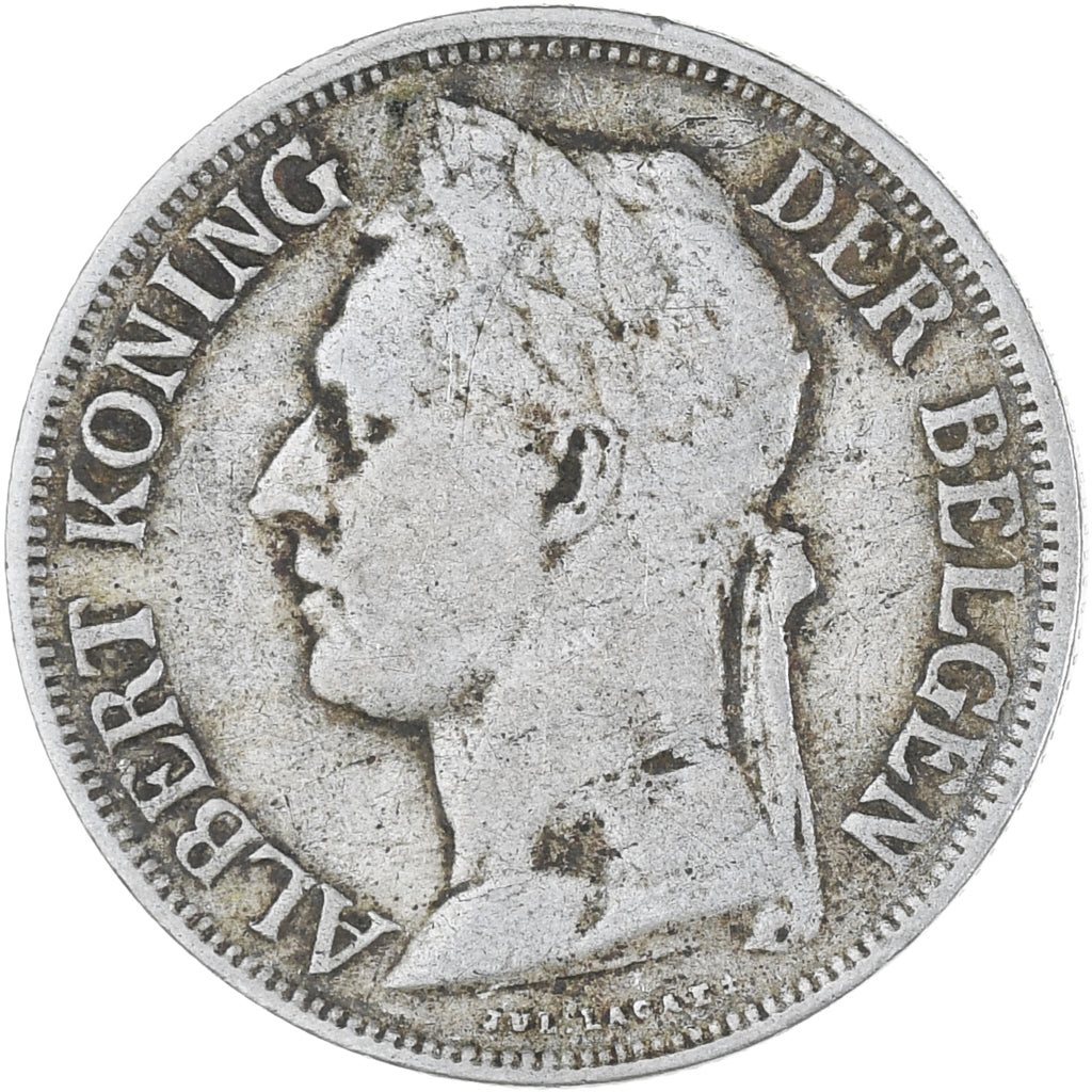 Münze, Belgisch-Kongo, Franc, 1921, SS, Kupfer-Nickel, KM:21