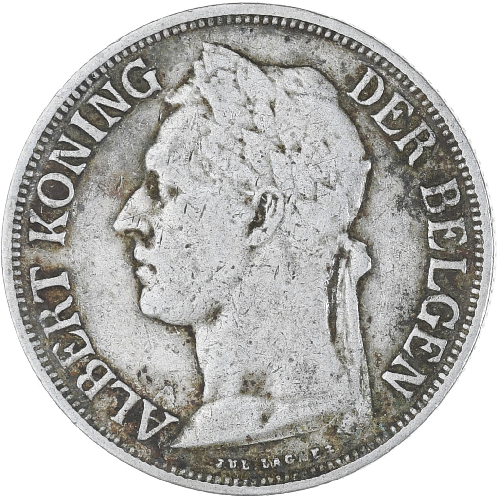 Moneda, Congo belga, Franc, 1928, MBC, Cobre - níquel, KM:21