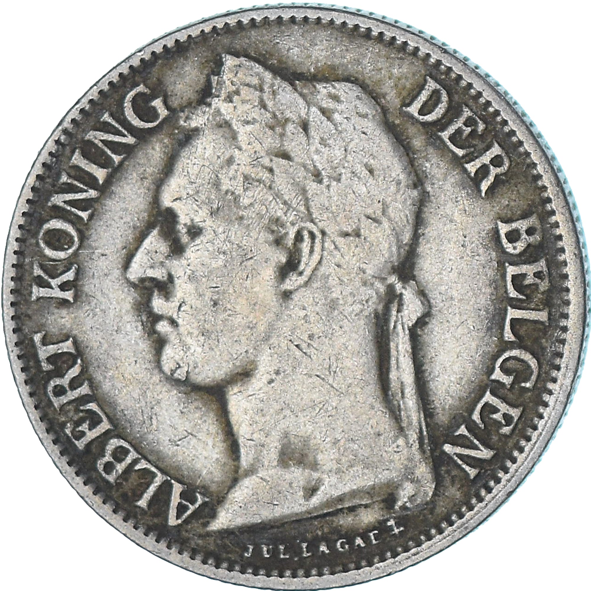 Coin, Belgian Congo, 50 Centimes, 1925, VF(20-25), Copper-nickel, KM:23