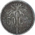 Moneda, Congo belga, 50 Centimes, 1928, BC, Cobre - níquel, KM:23