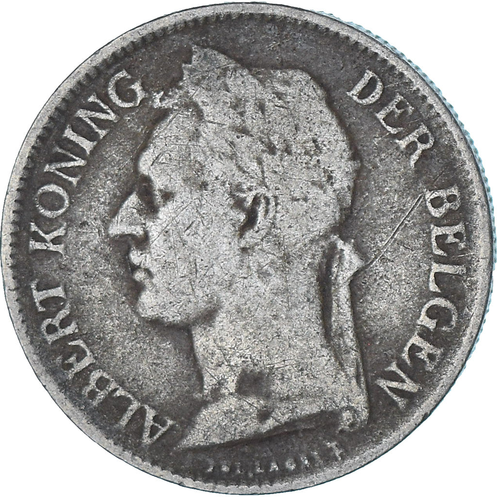Munten, Belgisch Congo, 50 Centimes, 1922, ZF, Cupro-nikkel, KM:23