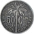 Moneta, Kongo Belgijskie, 50 Centimes, 1922, EF(40-45), Miedź-Nikiel, KM:23