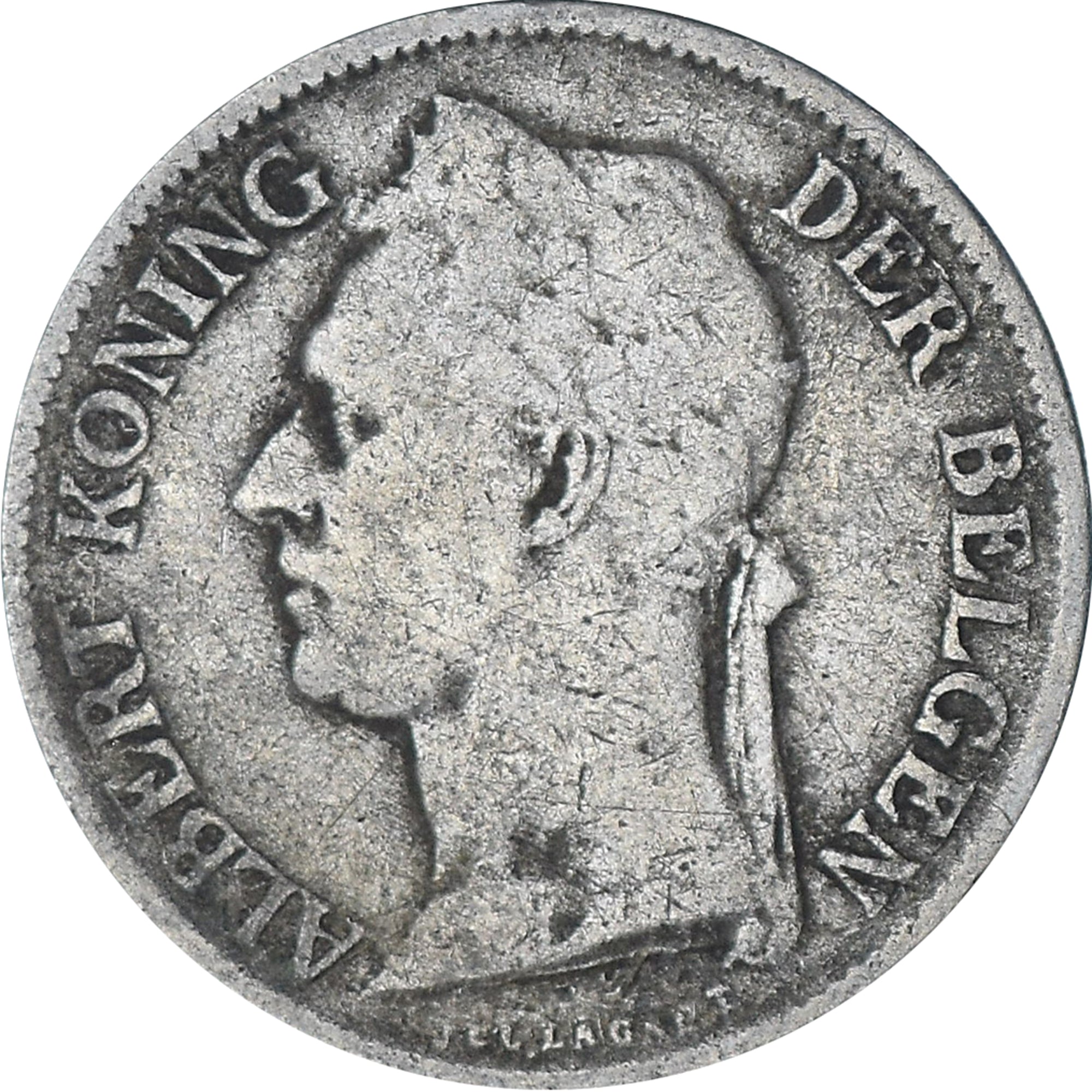 Münze, Belgisch-Kongo, 50 Centimes, 1922, SS, Kupfer-Nickel, KM:23