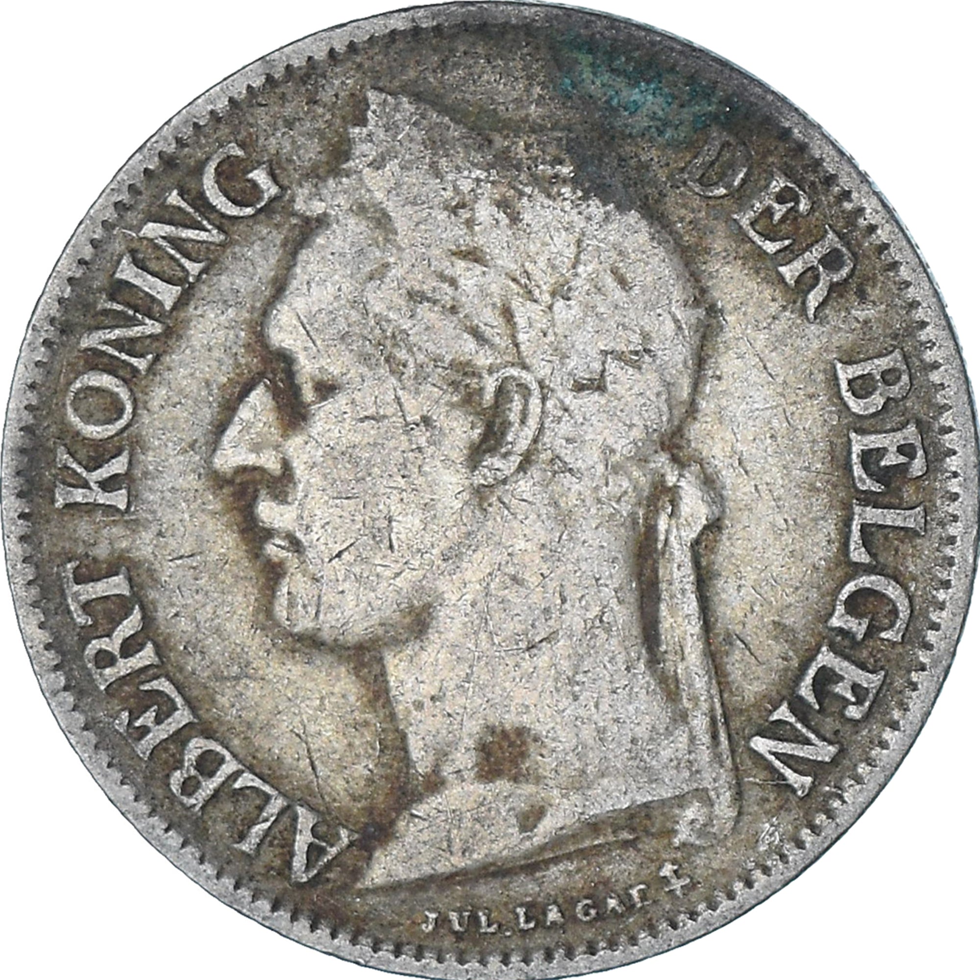 Coin, Belgian Congo, 50 Centimes, 1926, EF(40-45), Copper-nickel, KM:23