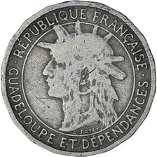 Moneta, Guadalupe, 50 Centimes, 1903, MB+, Rame-nichel, KM:45