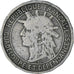 Moneta, Guadalupe, 50 Centimes, 1903, MB+, Rame-nichel, KM:45
