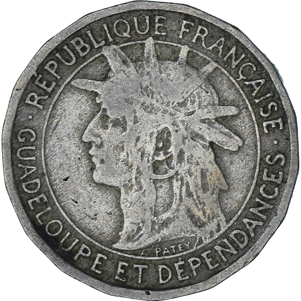 Coin, Guadeloupe, 50 Centimes, 1903, EF(40-45), Copper-nickel, KM:45