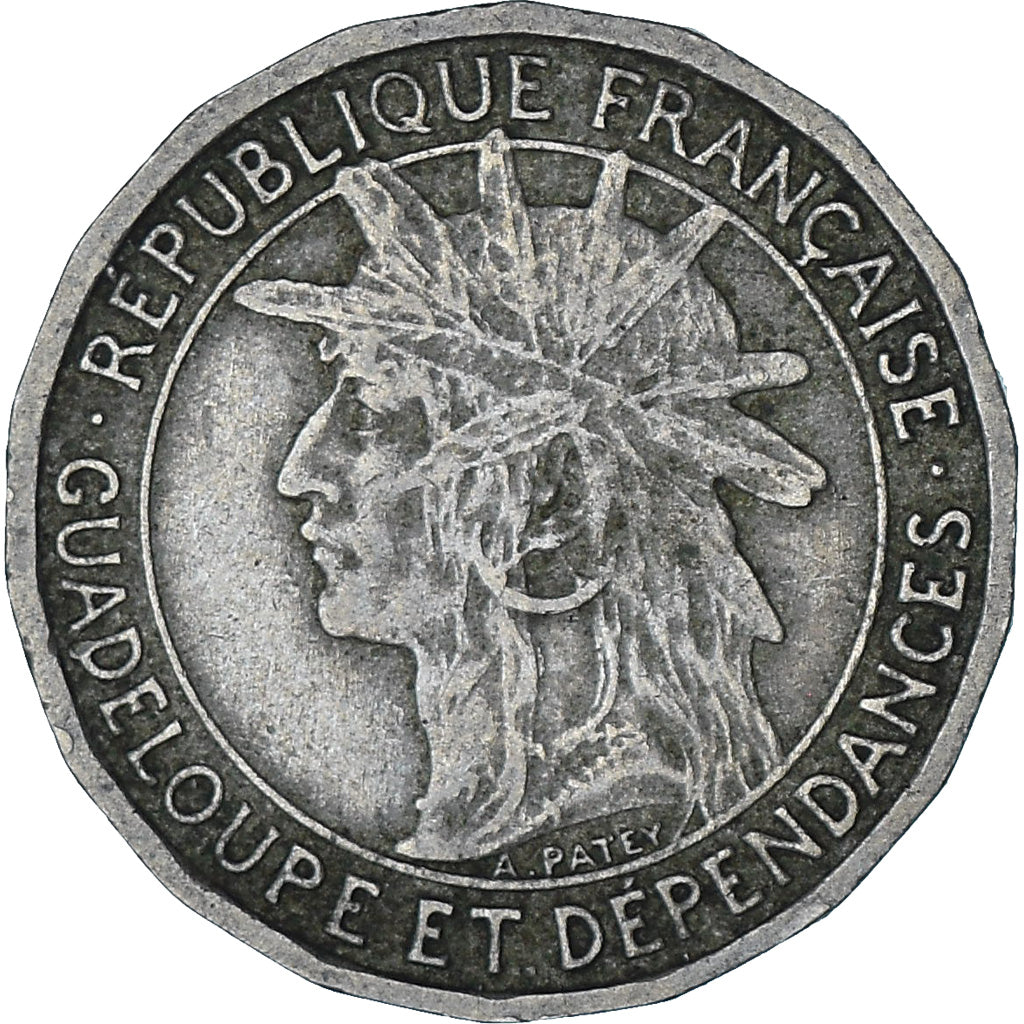 Coin, Guadeloupe, 50 Centimes, 1903, EF(40-45), Copper-nickel, KM:45