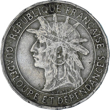 Moneta, Guadalupe, Franc, 1921, BB, Rame-nichel, KM:46