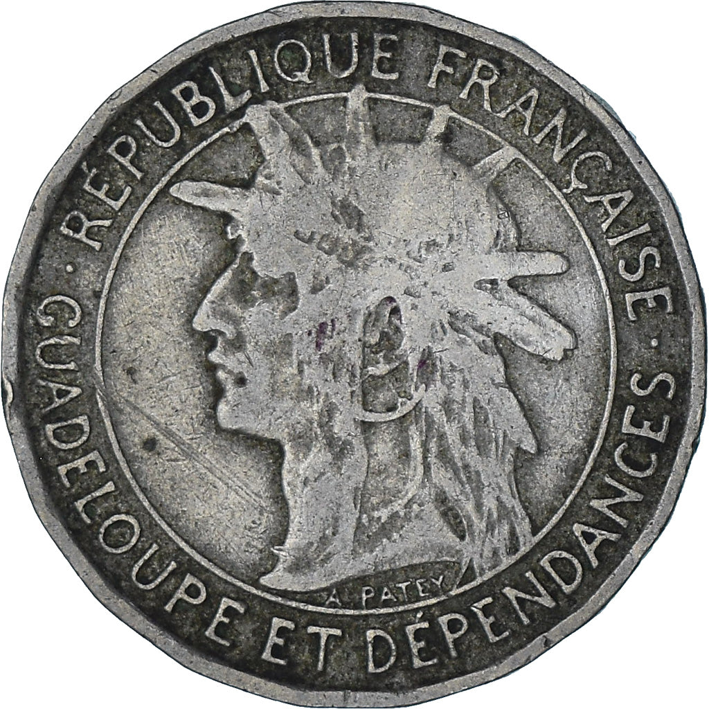 Monnaie, Guadeloupe, Franc, 1903, TB+, Cupro-nickel, KM:46