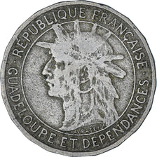 Moneta, Guadalupe, Franc, 1903, MB+, Rame-nichel, KM:46