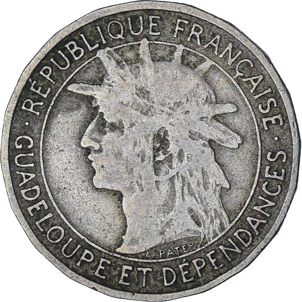 Münze, Guadeloupe, Franc, 1903, SS, Kupfer-Nickel, KM:46