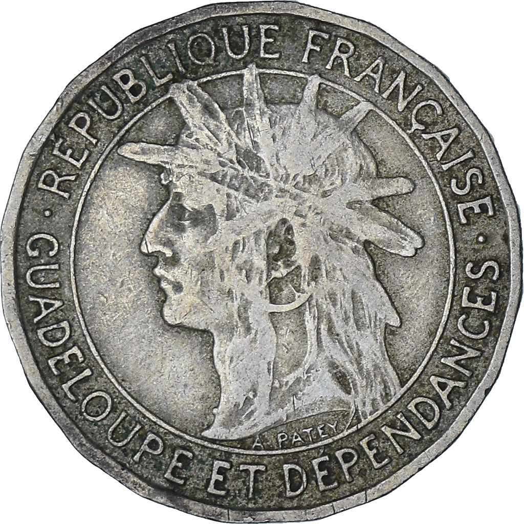 Münze, Guadeloupe, Franc, 1903, SS, Kupfer-Nickel, KM:46