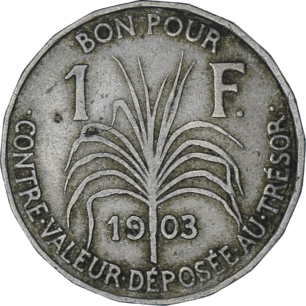 Münze, Guadeloupe, Franc, 1903, SS, Kupfer-Nickel, KM:46