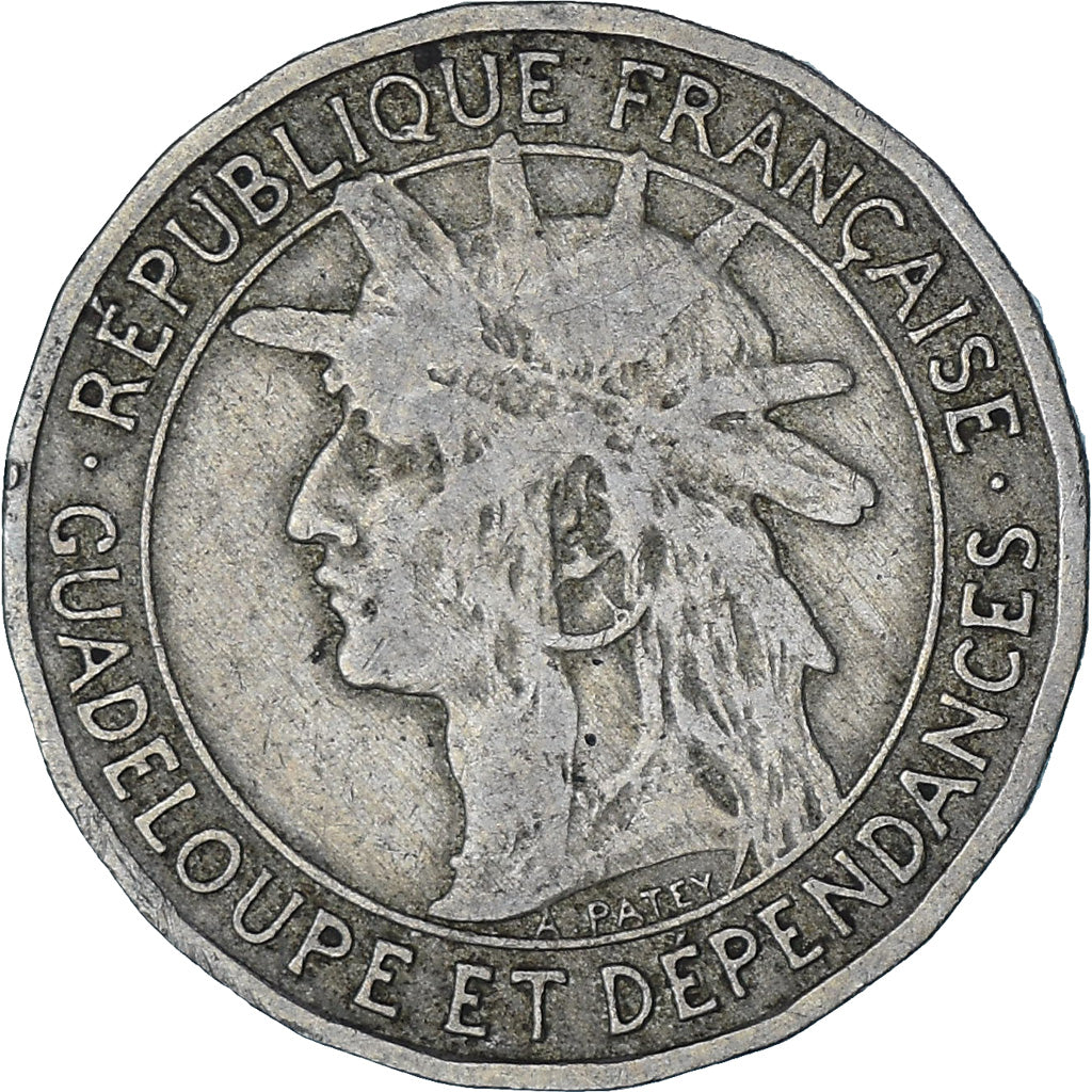 Münze, Guadeloupe, Franc, 1903, SS, Kupfer-Nickel, KM:46