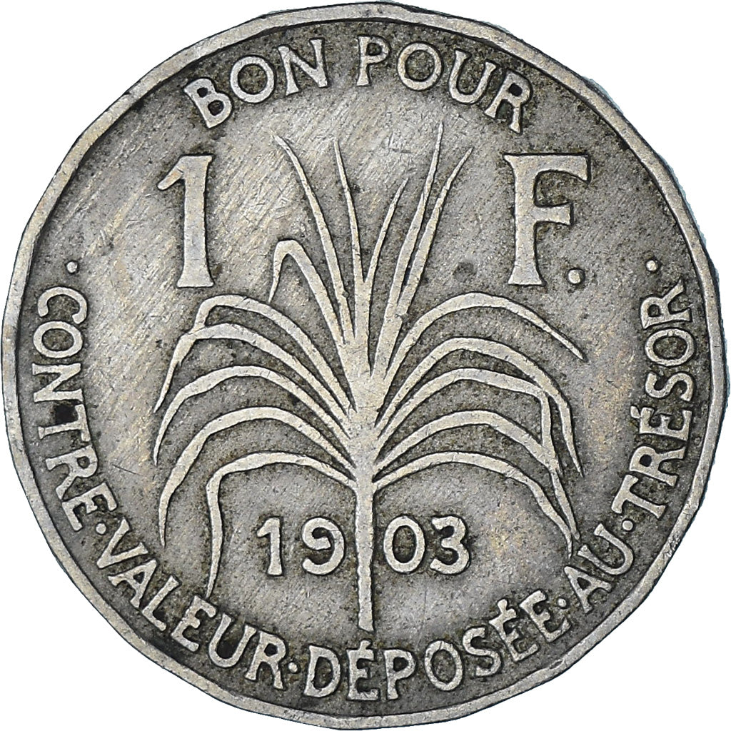 Münze, Guadeloupe, Franc, 1903, SS, Kupfer-Nickel, KM:46